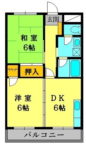 アルム栗平の間取り