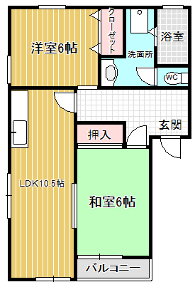 ヴィレッジ・みつ葉の間取り