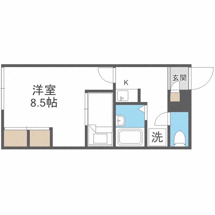 ラフォーレIIの間取り