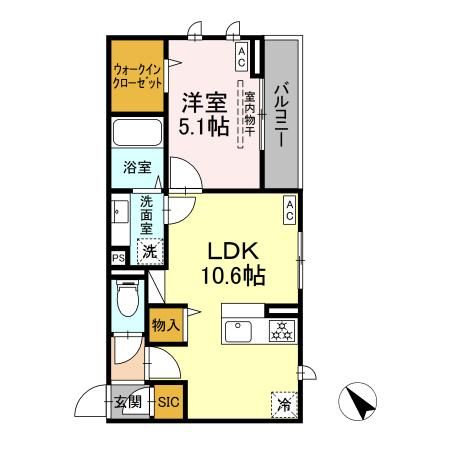 フォレスト中央林間の間取り