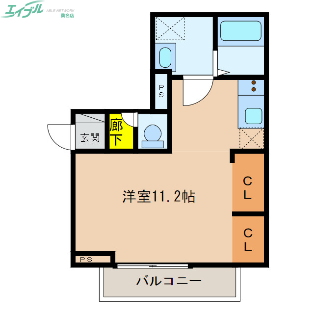 スタブリテラス桑名の間取り