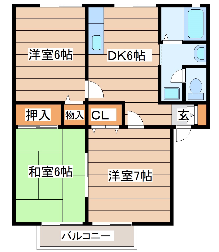 ロイヤルシャトー今泉の間取り