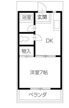 ハイツしらゆりの間取り