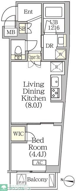 【杉並区堀ノ内のマンションの間取り】