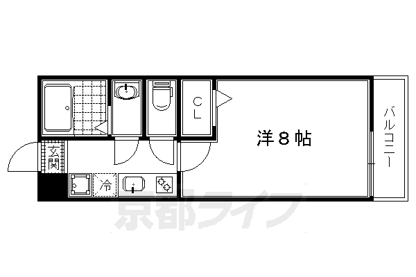 アークリード洛北の間取り