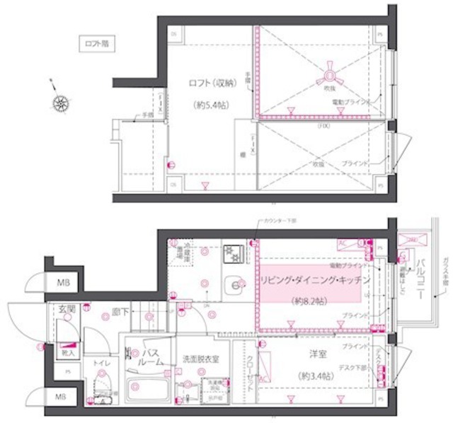 ズーム西早稲田の間取り