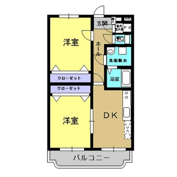 【鹿児島市新栄町のマンションの間取り】