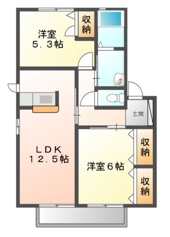 フレベールメゾン　Ｌの間取り