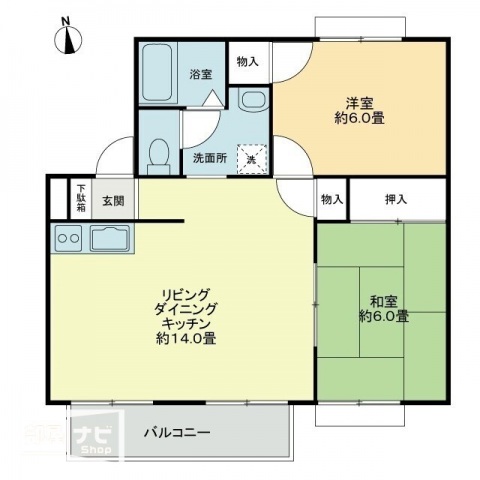 【フォブール吉峰Ａの間取り】