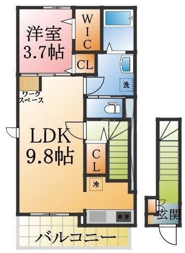 ヒールコート関守の間取り