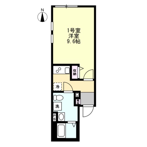 小田原市栄町のアパートの間取り