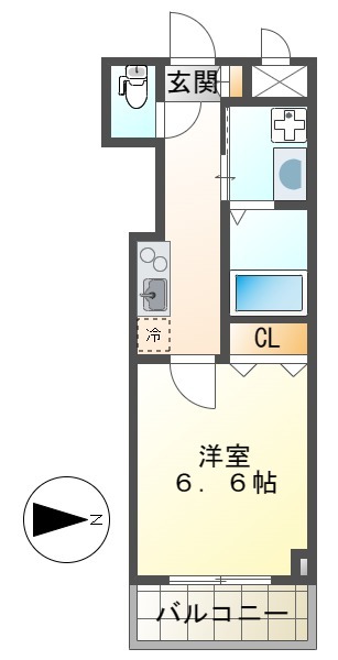 ISグランデ寺町の間取り