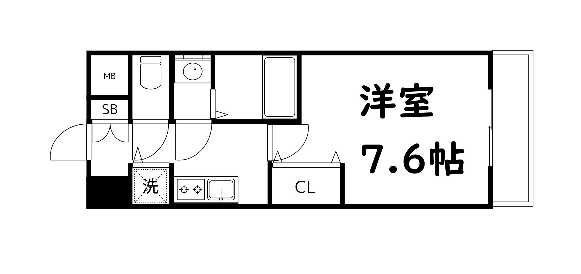 エスリード大阪城アクシスの間取り