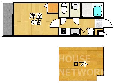 ロフティ京都西陣の間取り