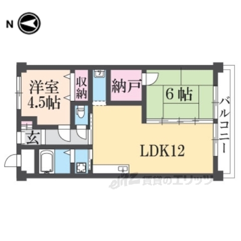 市役所前三和マンションの間取り