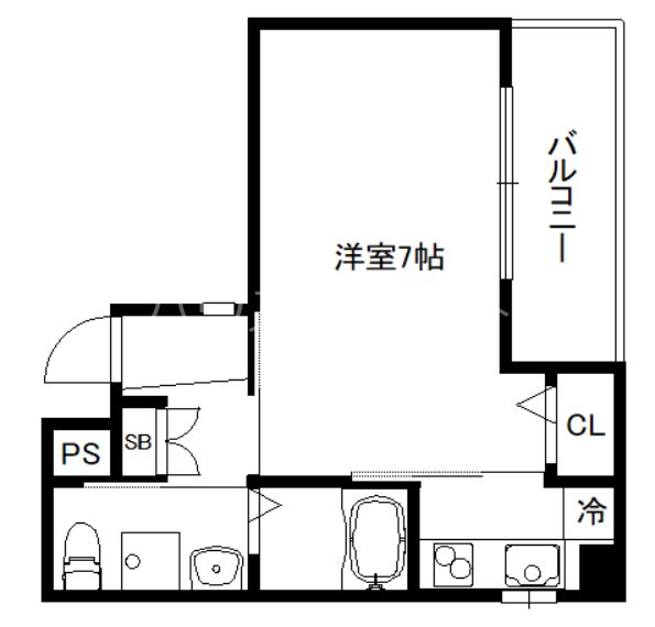 gramercy千本通の間取り