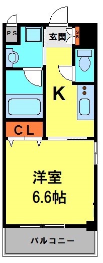 川西市火打のマンションの間取り