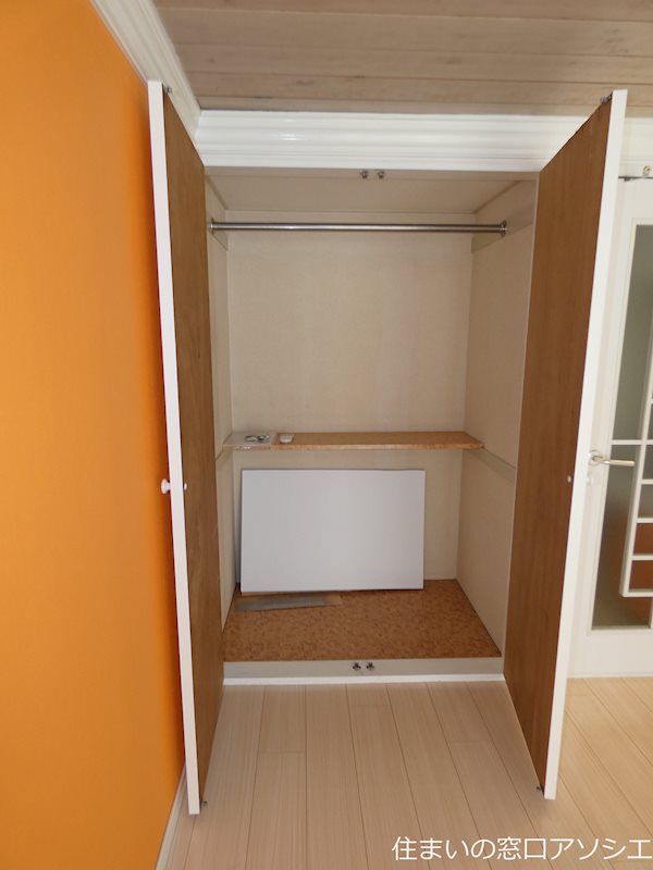 収納　※社員は同間取り別部屋の写真になります。