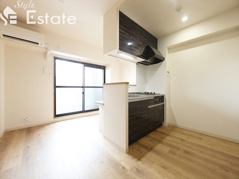 キッチン　システムキッチン2口ガスコンログリル付き