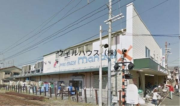 スーパー　万代諏訪森店（スーパー）まで526m