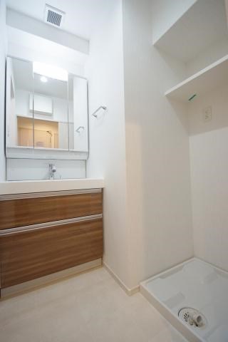 洗面設備　※同タイプ別号室の写真