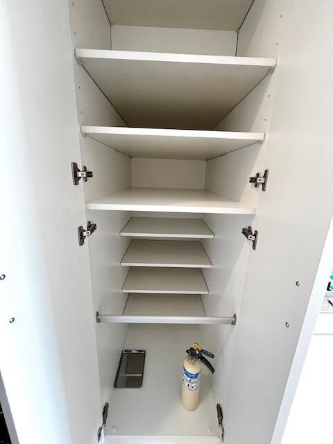 収納　冷蔵庫置場