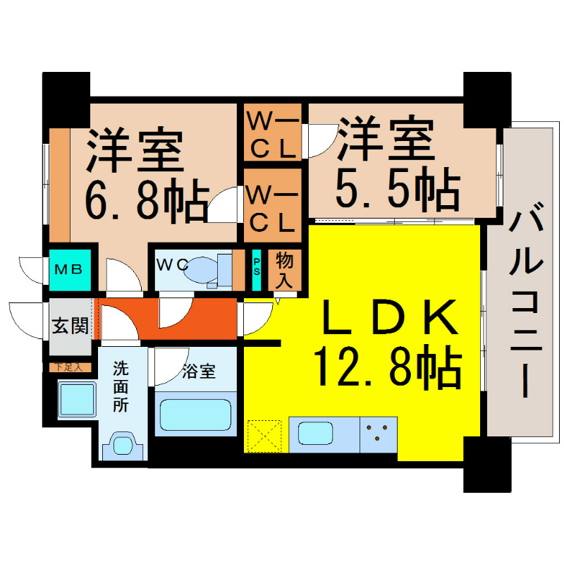 レガリアの間取り写真