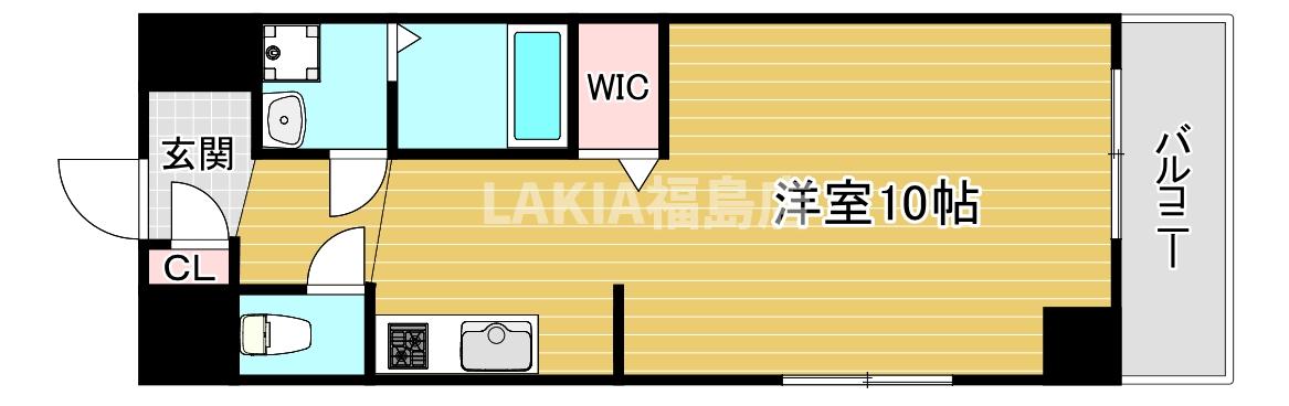 ファーストリバーの間取り写真