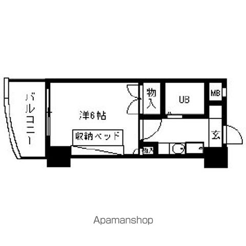 地下鉄鶴舞線 大須観音駅 徒歩9分 12階建 築38年の間取り写真