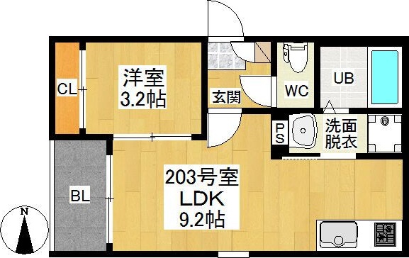 REGALEST豊田本町の間取り写真