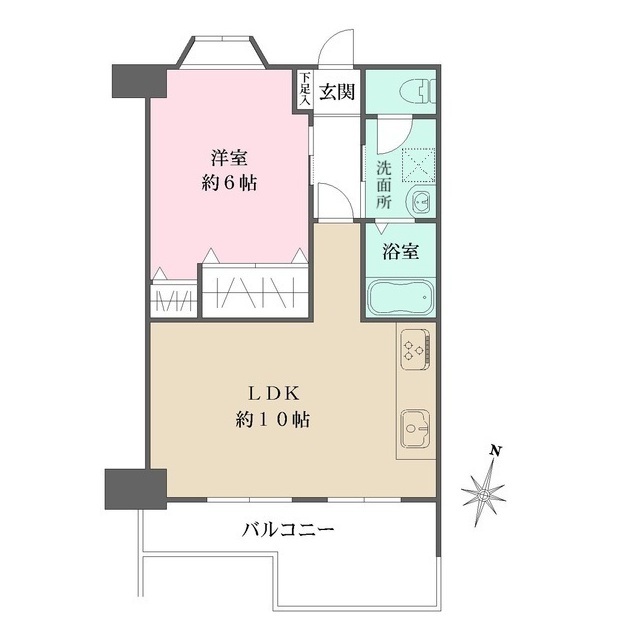 フォルザ住吉の間取り写真