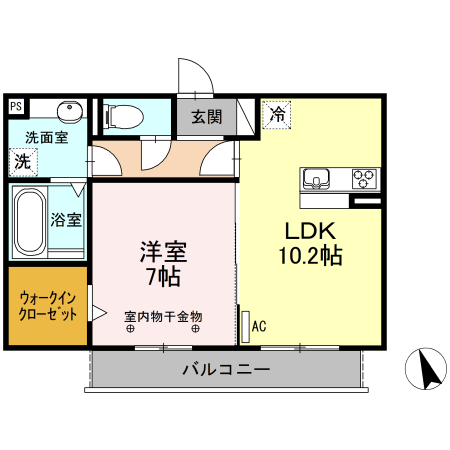 リバーパークの間取り写真