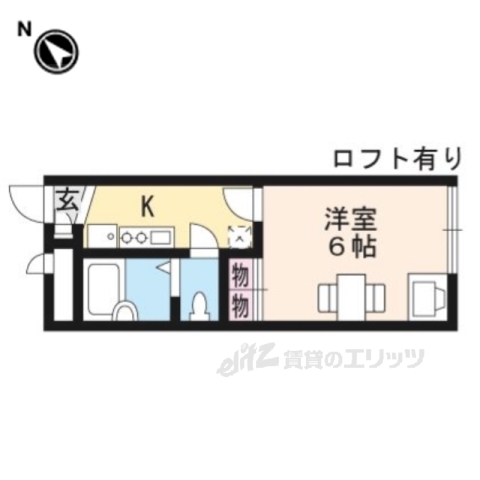 レオパレスわに浜の間取り写真