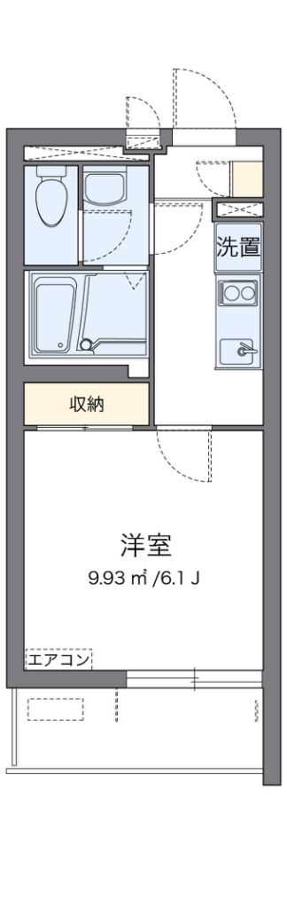 クレイノのぞみAの間取り写真