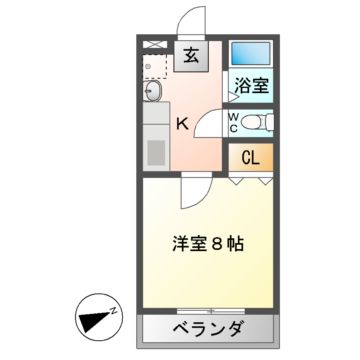 パールマンションIIIの間取り