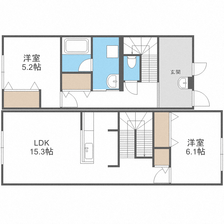 カノア銭函の間取り