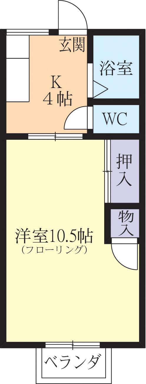 ベントラーズ荒川沖の間取り