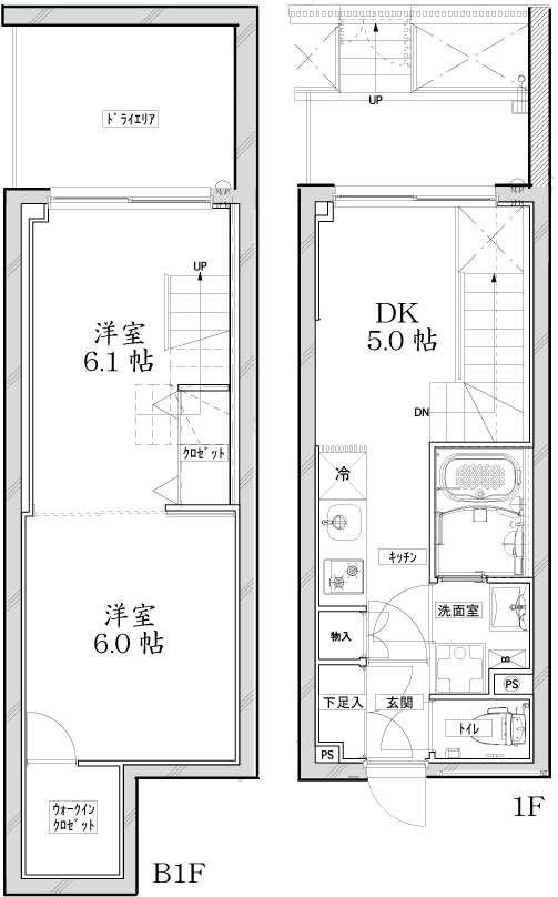 Coeur Blanc 大井町～クールブラン大井町～の間取り