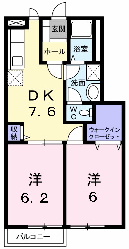 グリーンハイツの間取り