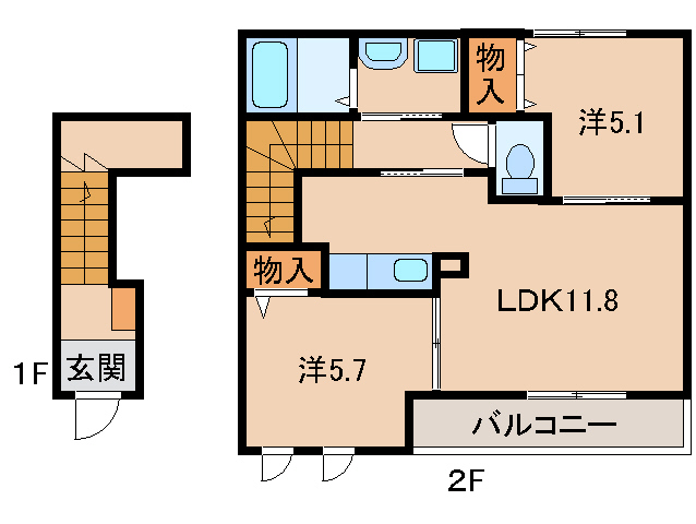 メルヴェイユの間取り