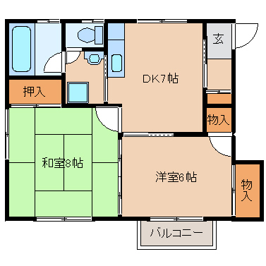 サンライフハイツの間取り