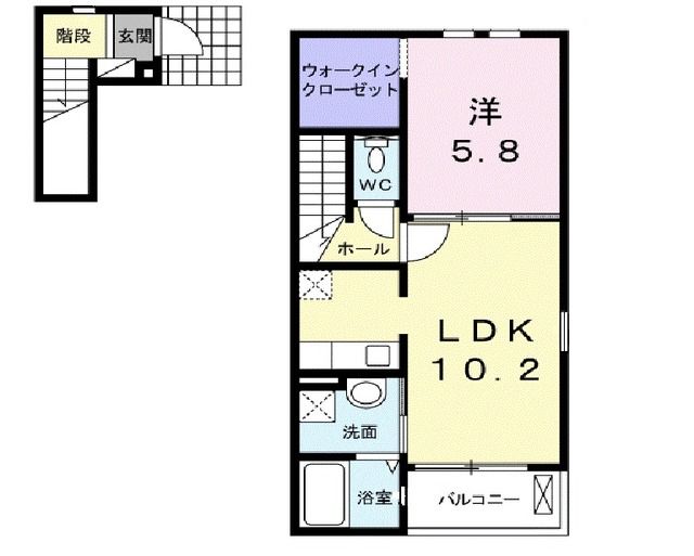 【サージュ・フロレスタの間取り】