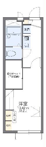 レオパレスダイケン５の間取り