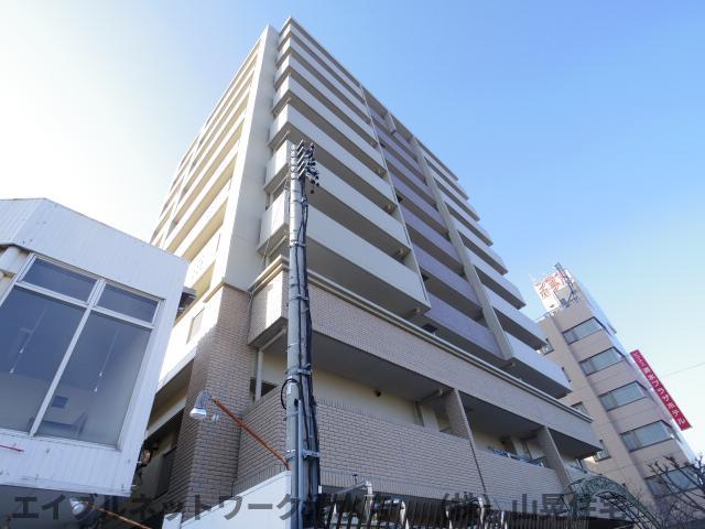 静岡市清水区江尻台町のマンションの建物外観
