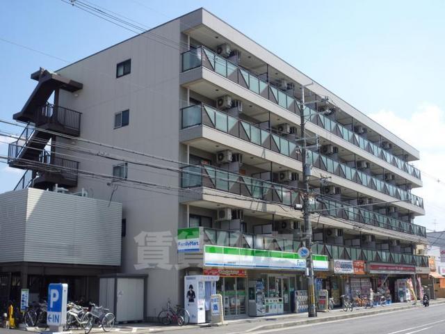 京都市伏見区深草綿森町のマンションの建物外観