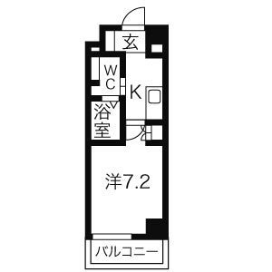 名古屋市千種区春岡のマンションの間取り