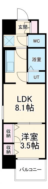 ファステート名古屋駅前アルティスの間取り