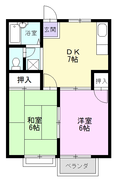 オータム苗木の間取り