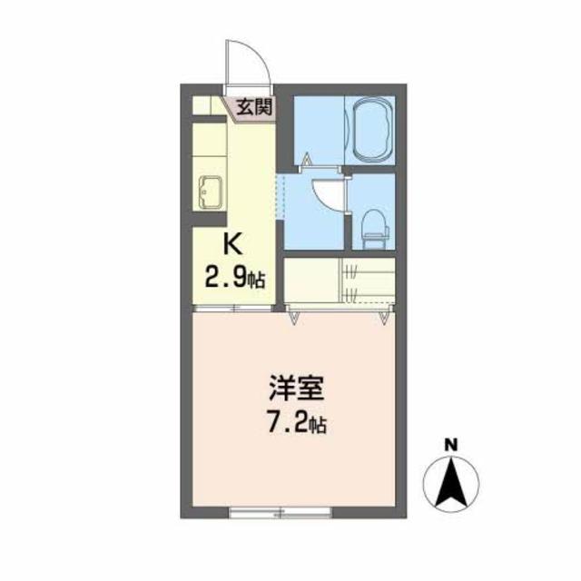 サンカンタン津志田　Ａの間取り