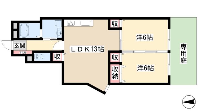 よもぎ台マンションの間取り